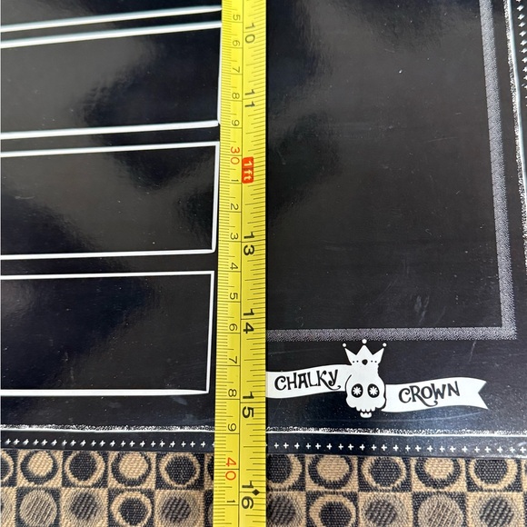 Weekly Menu Magnetic, Erasable Chalkboard - Picture 3 of 4